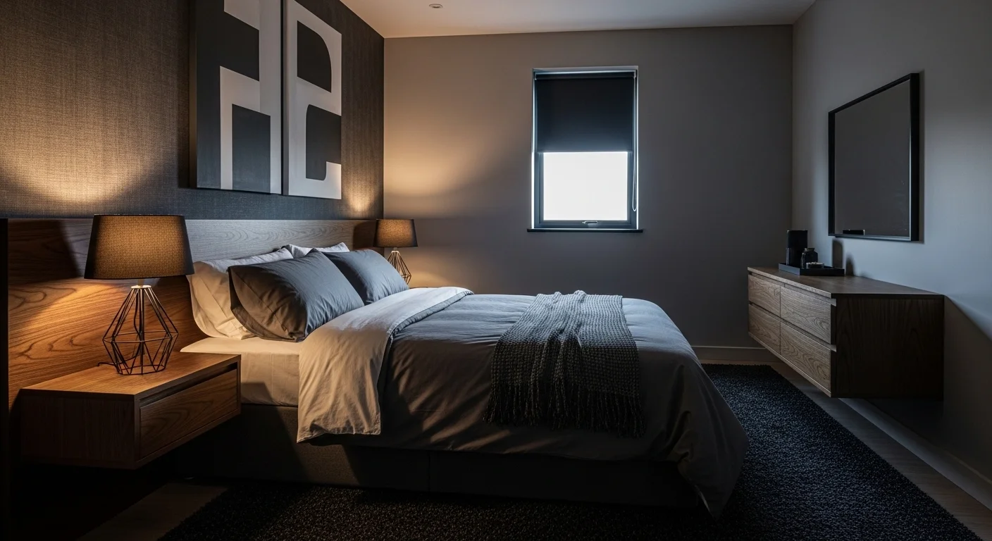 modern small apartment bedroom ideas for men