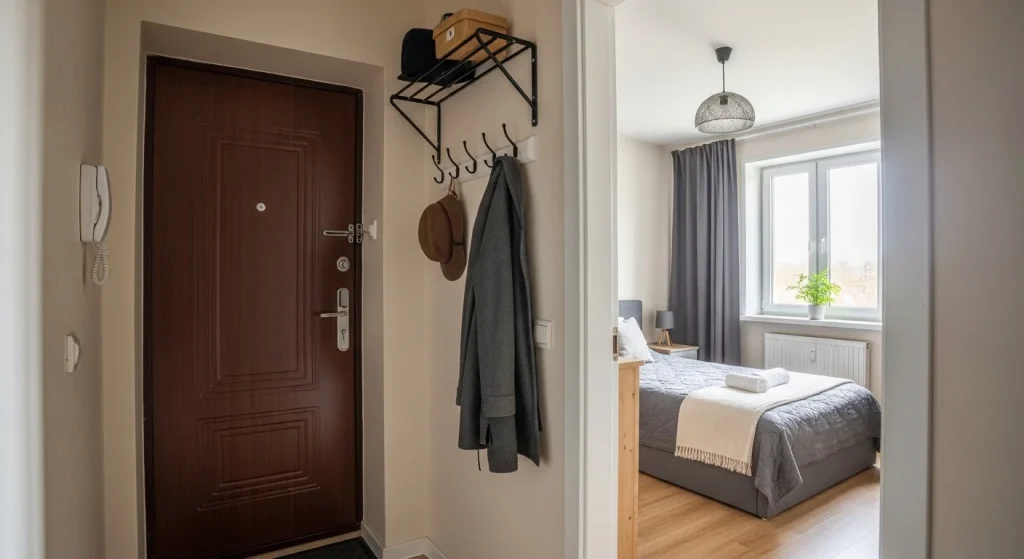 Behind door decor space