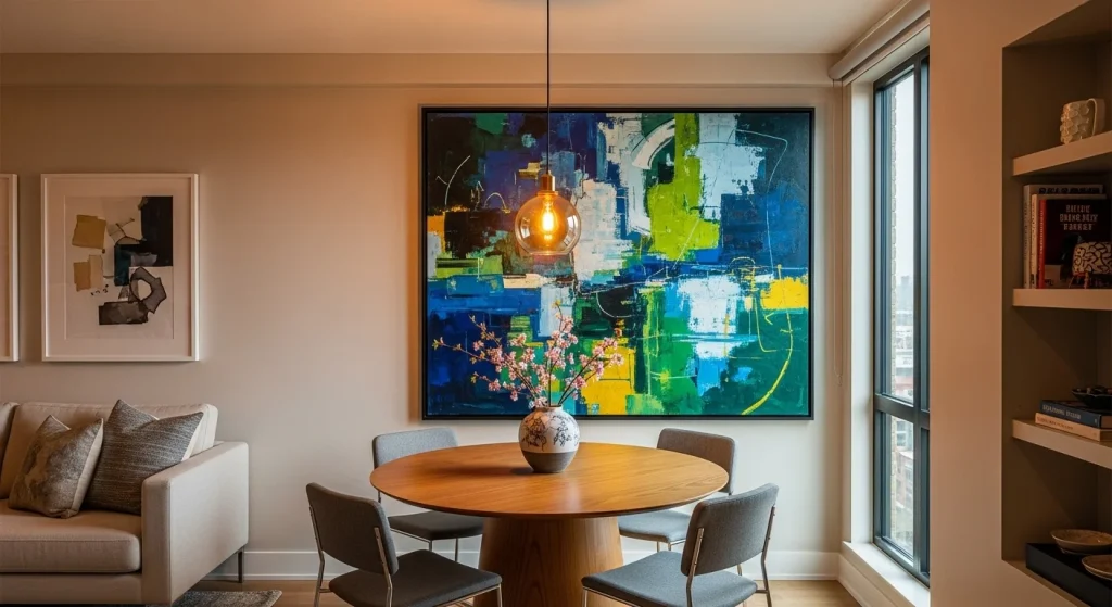 Dining wall oversized art