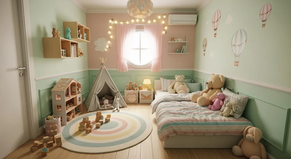  Pastel kids room decor
