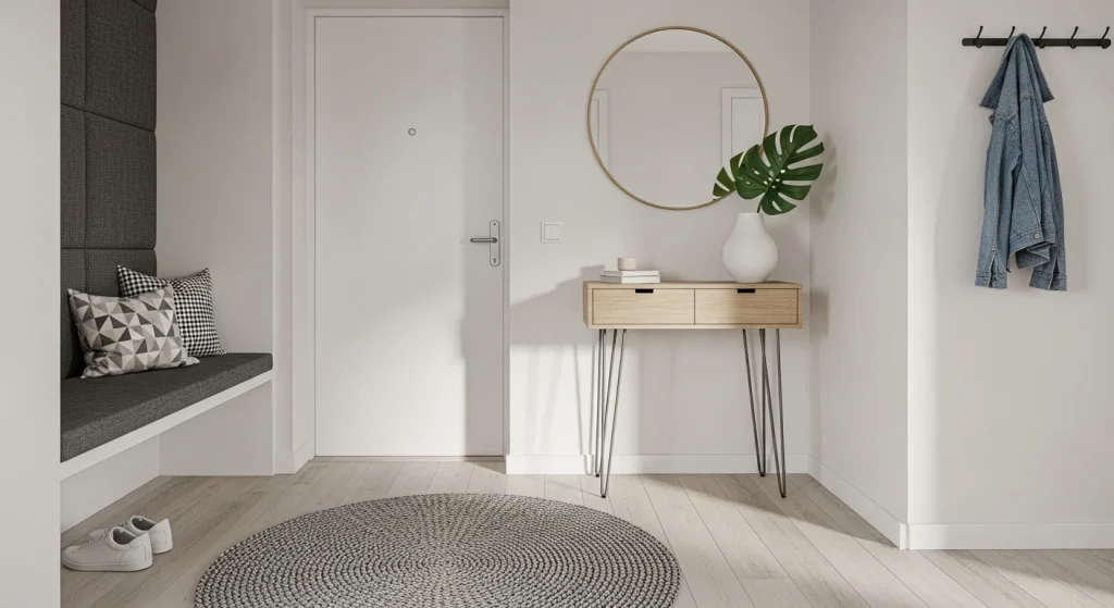 Entry corner decor