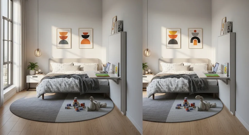 Foldable study desk kids
