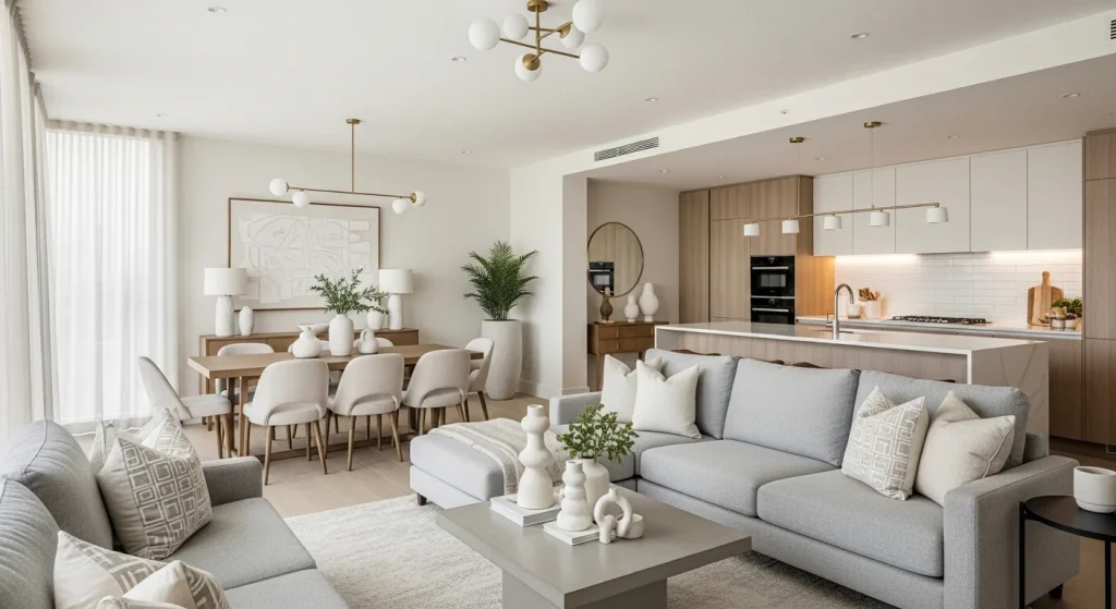 Matching decor for cohesive apartment design