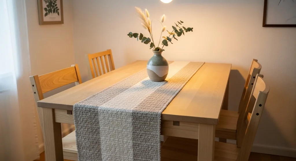 Table runner cozy decor