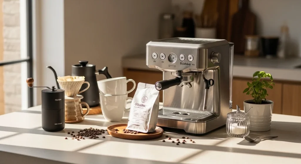 Coffee countertop decor