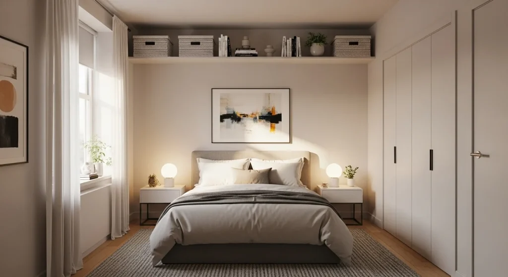 Closet top decor