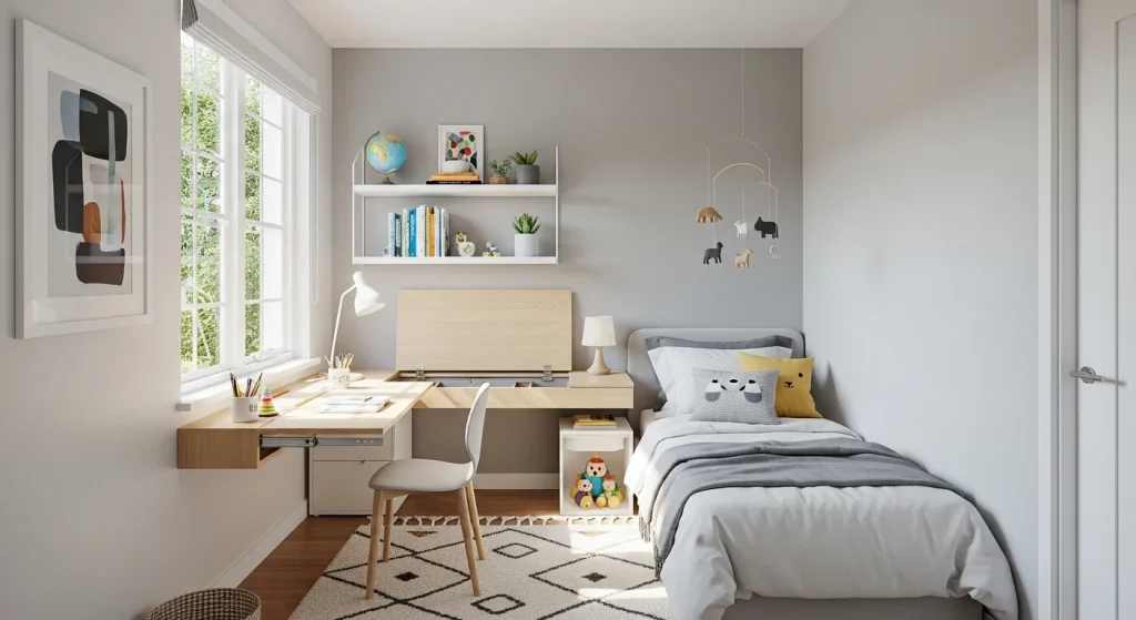 Study desk storage kids
