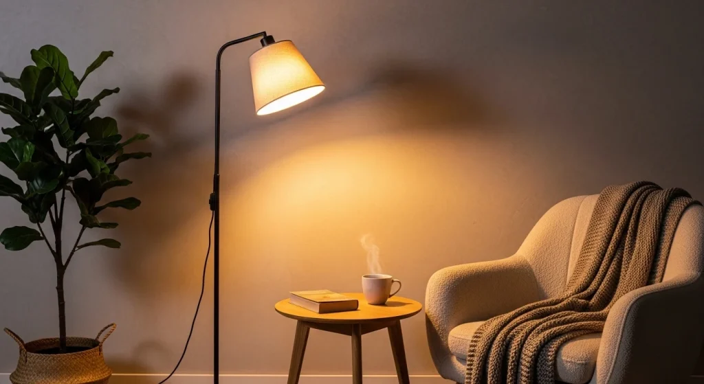 Accent lighting corner idea
