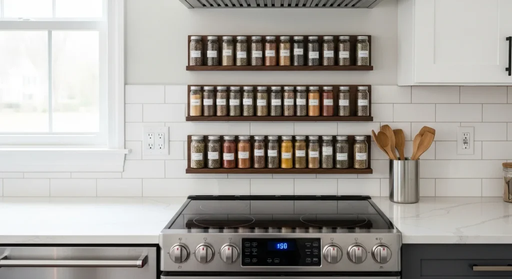 Spice zone kitchen setup