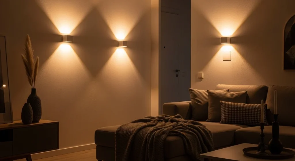 Wall lighting cozy decor
