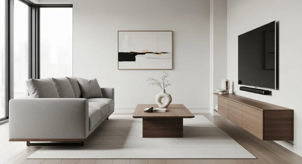 Low profile furniture decor