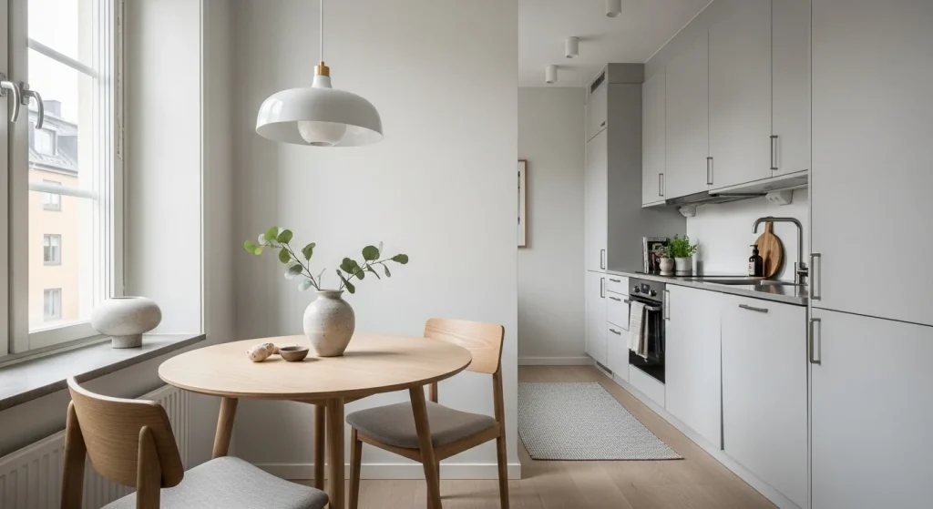 Kitchen dining corner blend