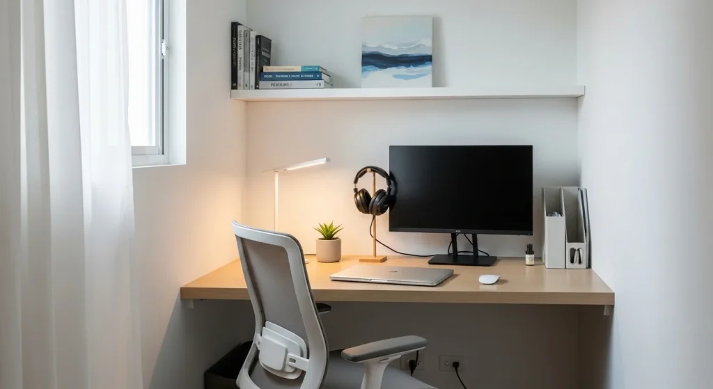 Desk placement for better focus