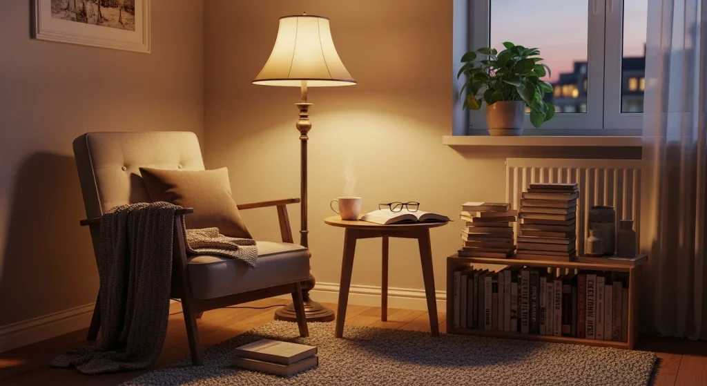 Reading corner apartment zone