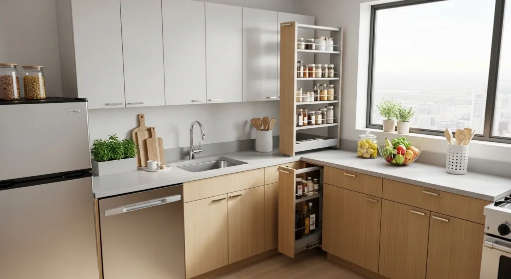 Pull out hidden storage