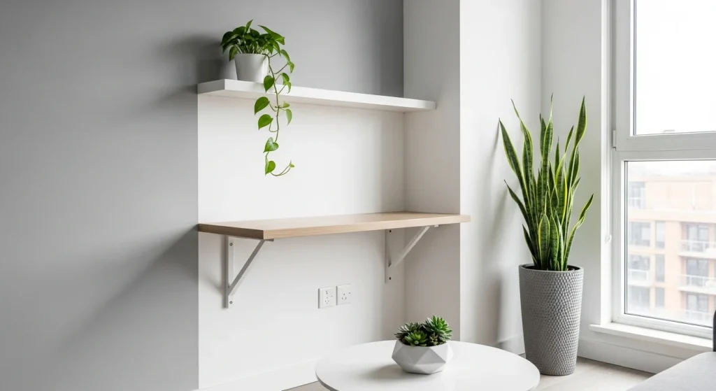 Minimal greenery decor