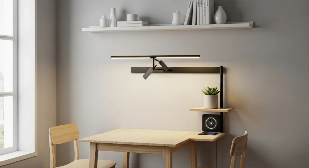 Multifunctional lighting small apartment