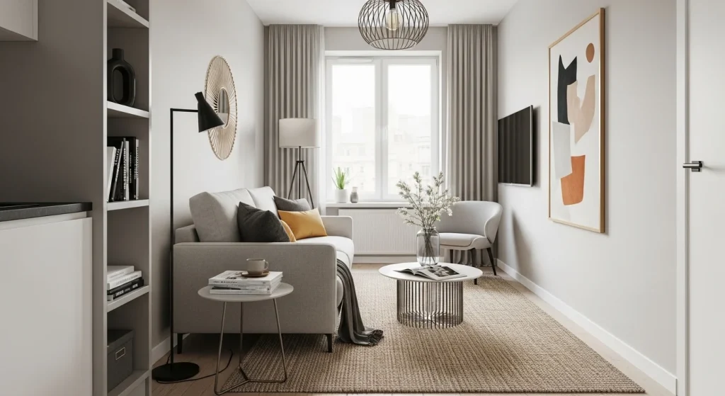 Sofa back space decor