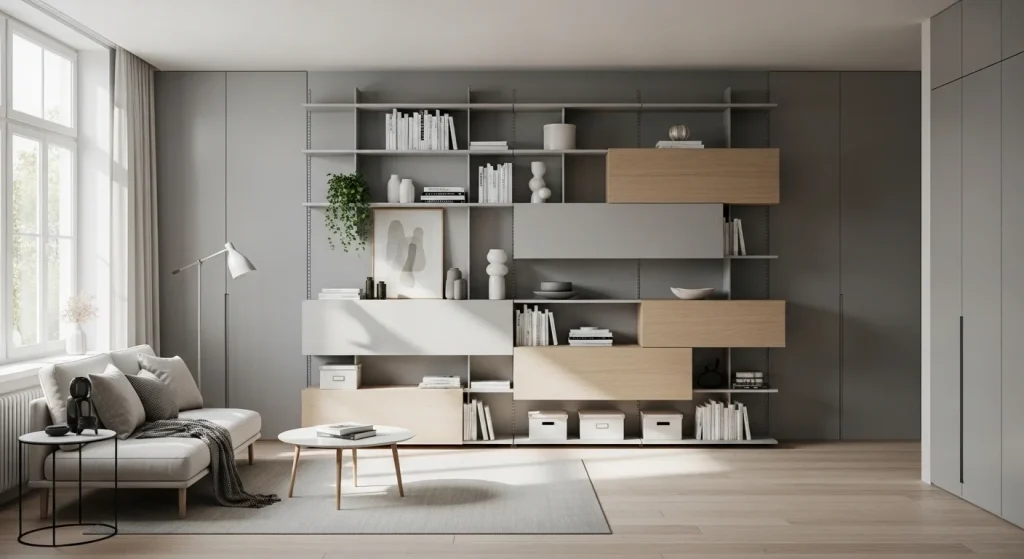 Stackable storage small apartment