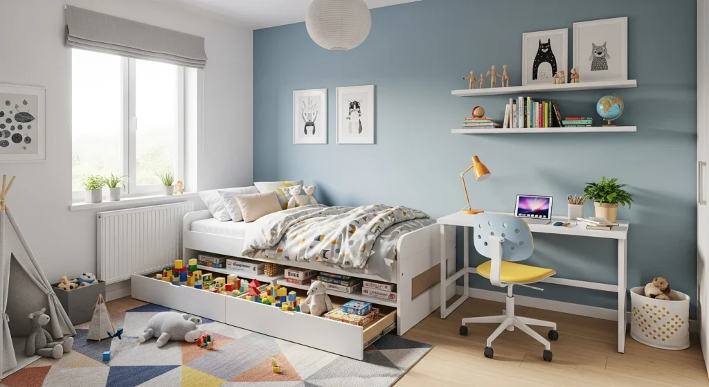 Under bed storage kids