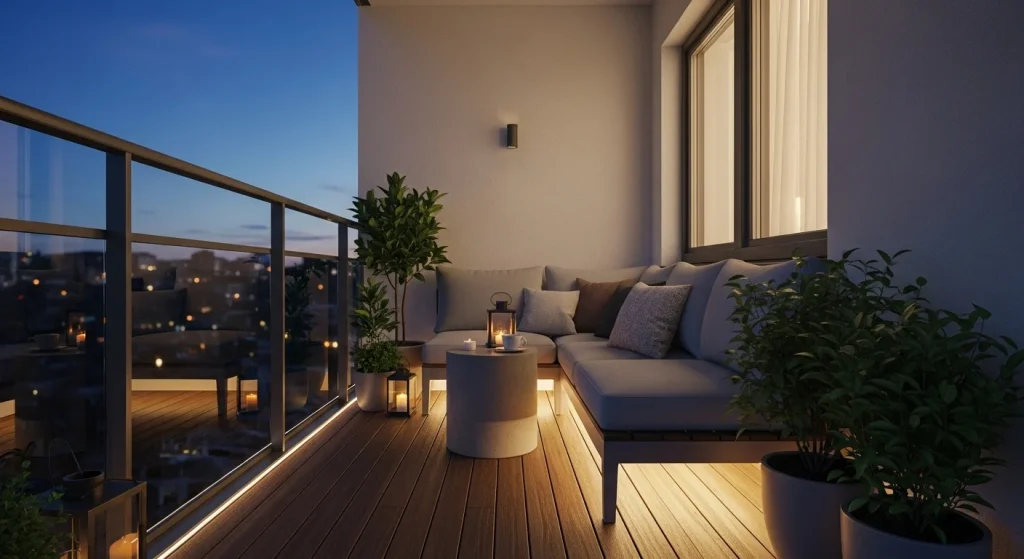 Floor lighting balcony
