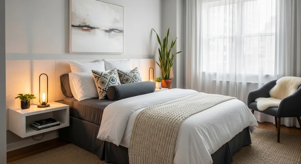 Textured bedding cozy
