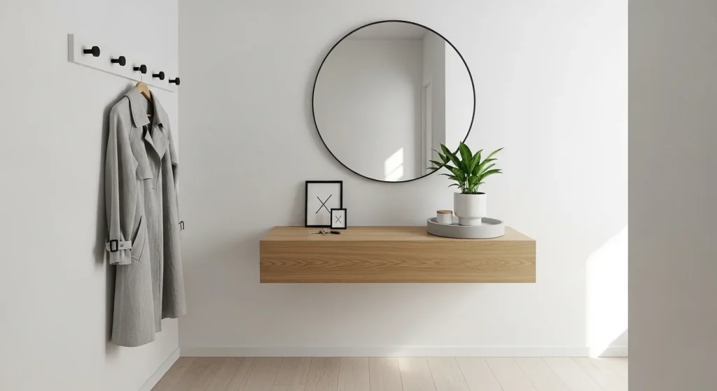Minimal entryway decor
