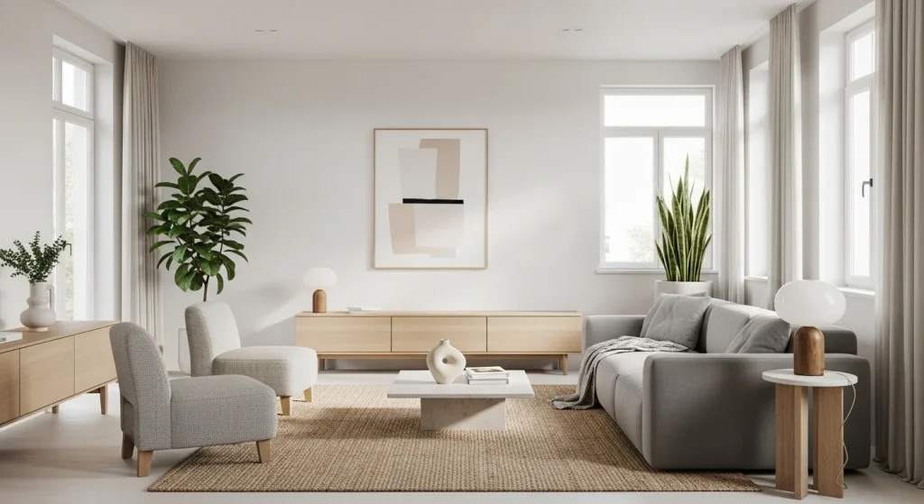 Minimal decor small apartment aesthetic