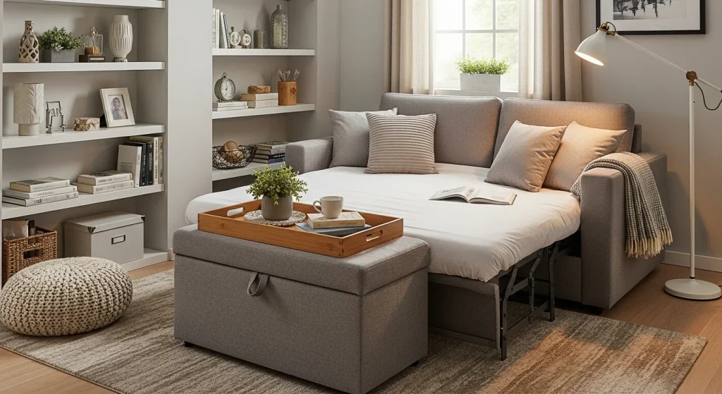 Multifunctional furniture for small living room
