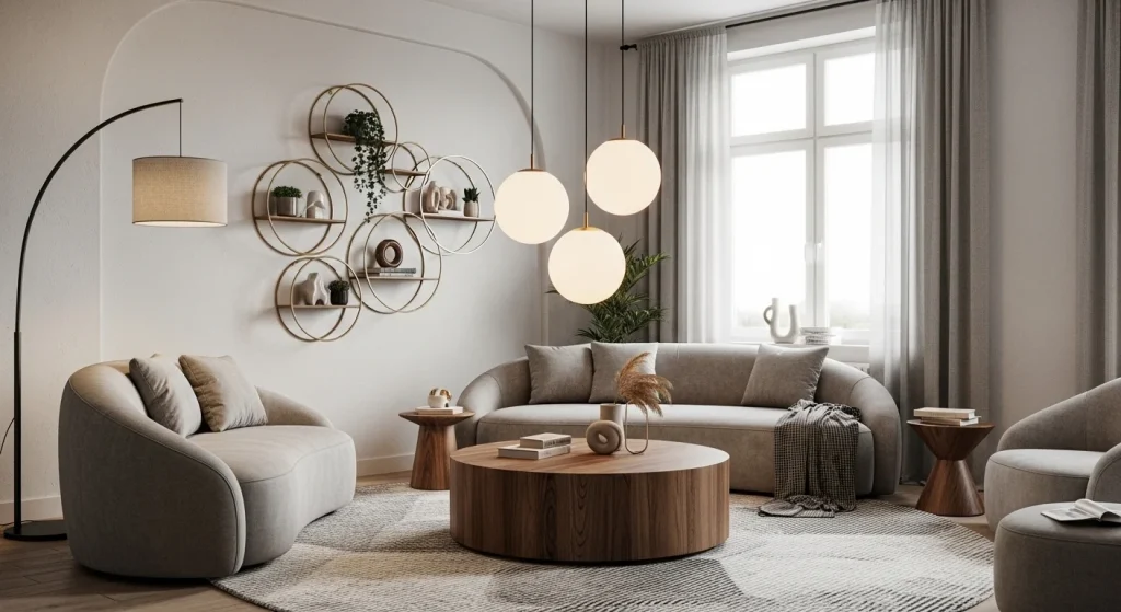 Rounded decor cozy idea