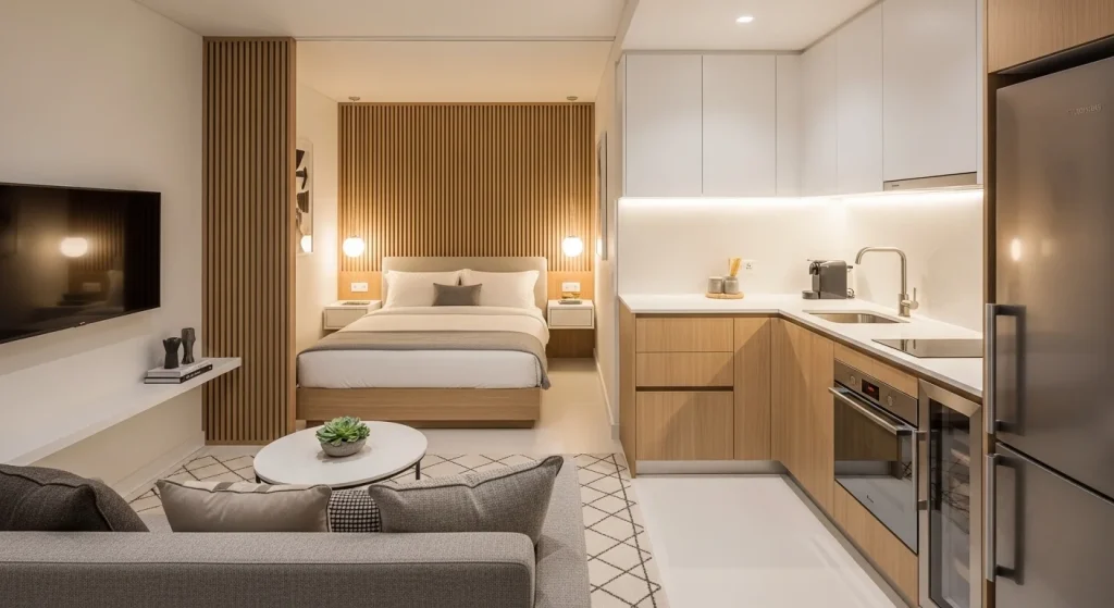 Functional decor apartment