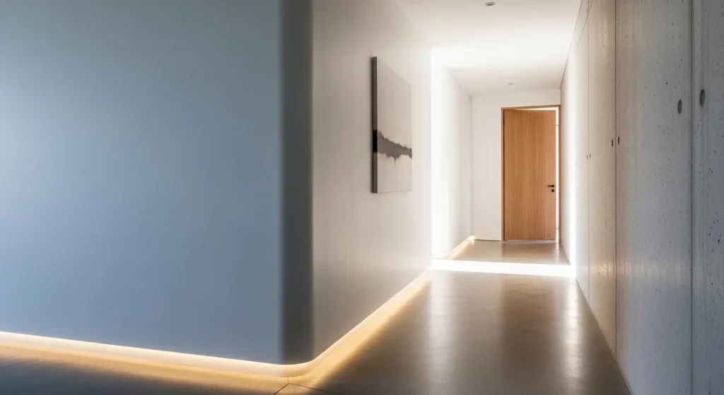 Minimal hallway corner