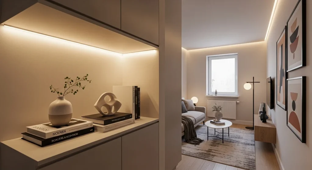 Corner floor decor