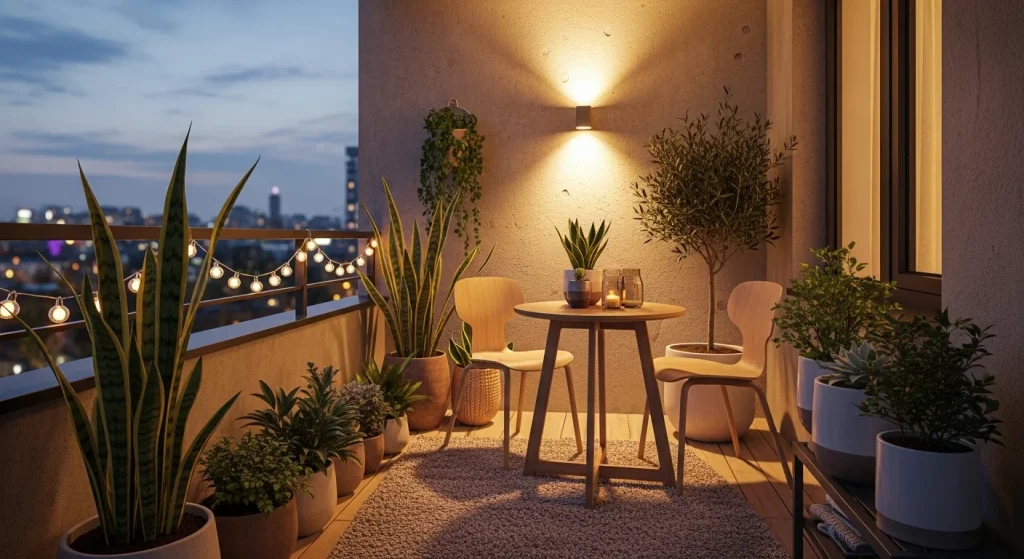 Wall lighting balcony
