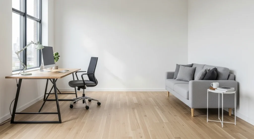 Plant workspace aesthetic