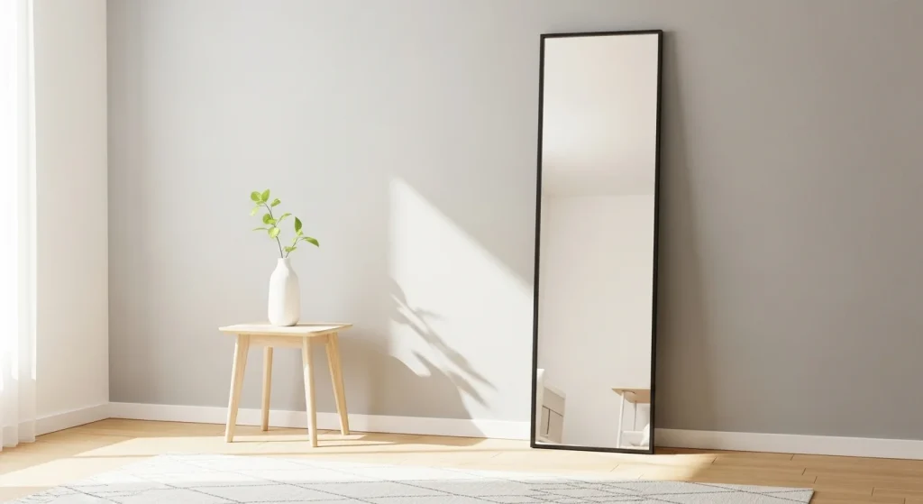 Mirror decor small apartment