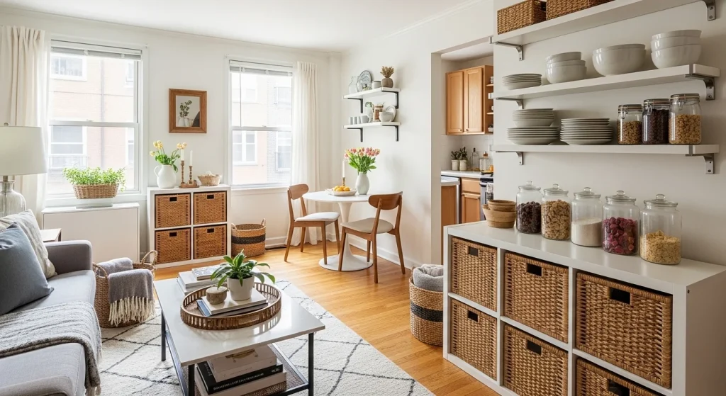 Corner styling apartment decor
