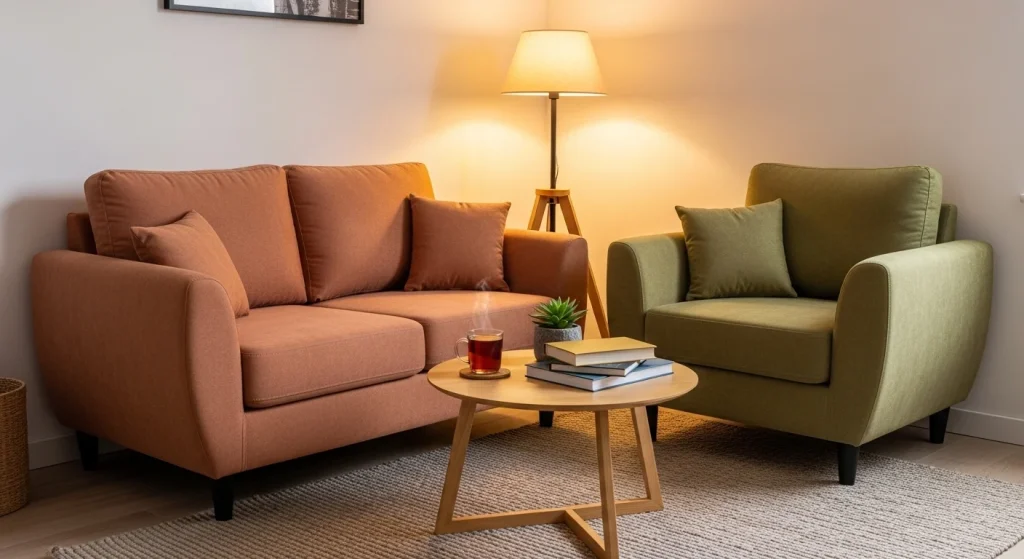 Conversation sofa corner cozy