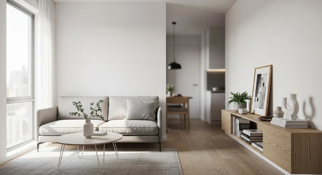 Minimal surface apartment decor
