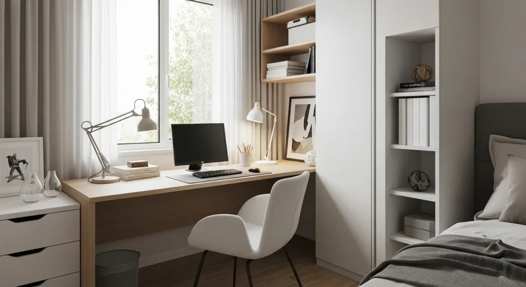 Corner workspace calm