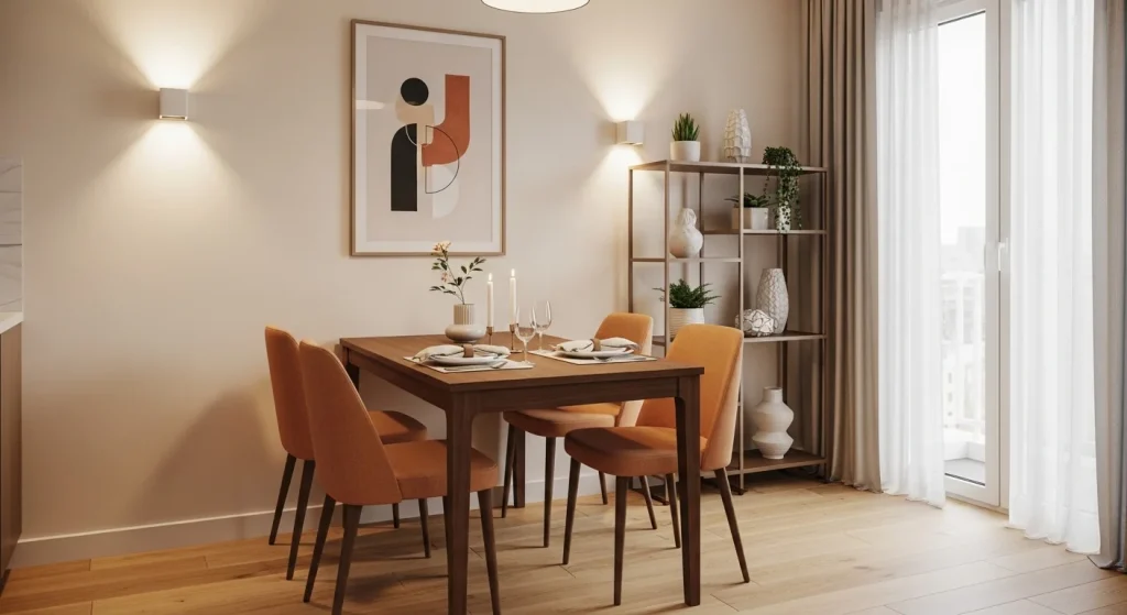 Dining wall lighting decor