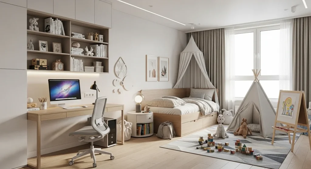 Sleep corner kids room