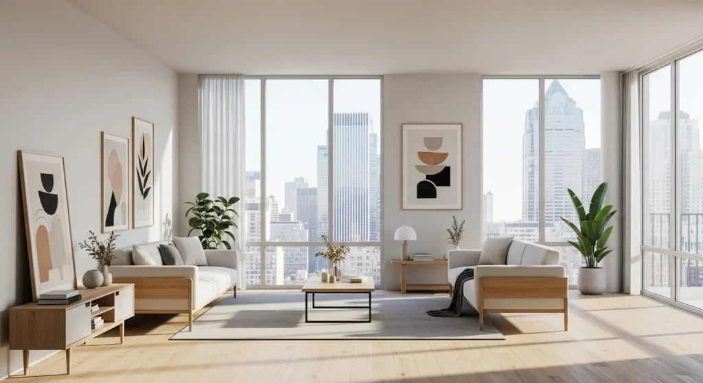 Unblocked windows for natural light