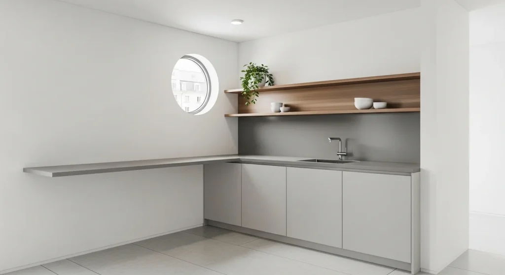 Minimal kitchen corner decor