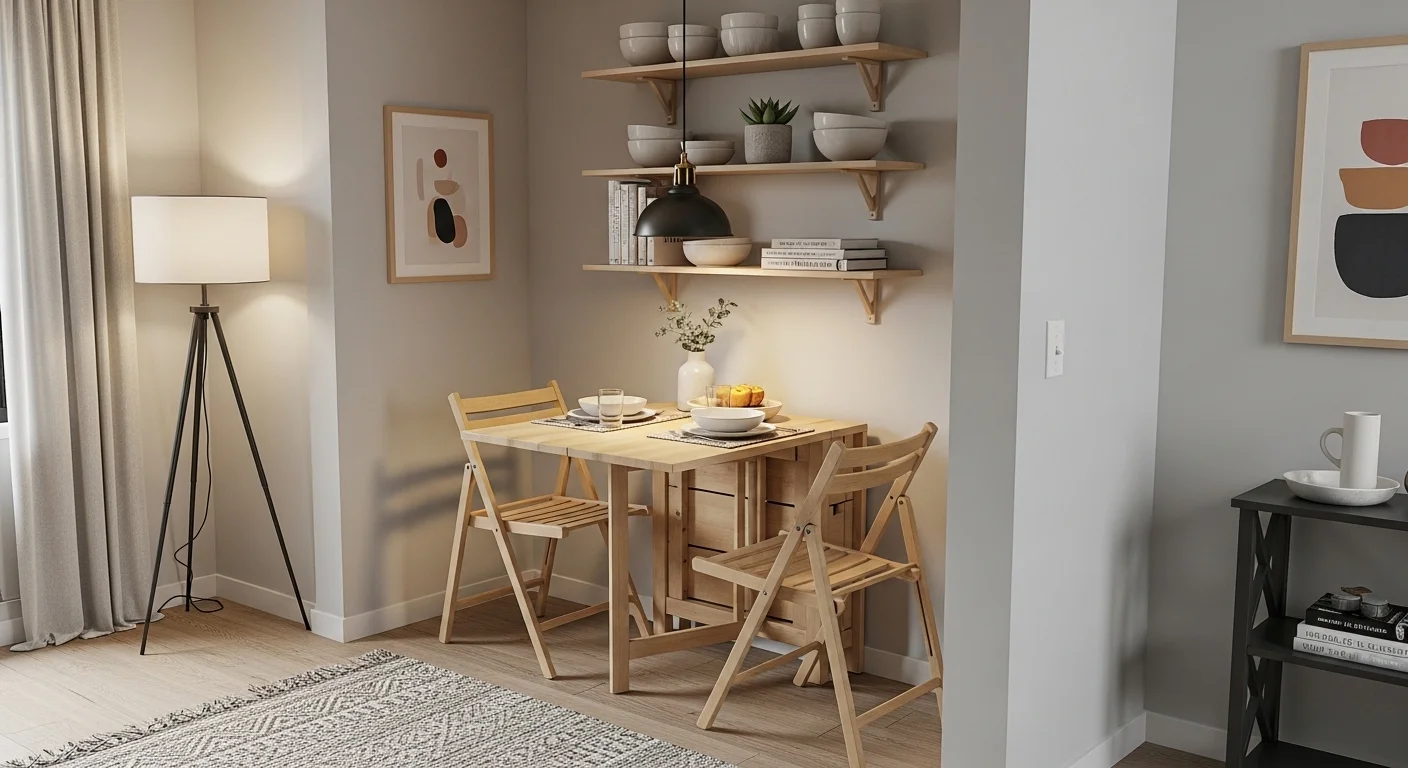 small apartment dining space hacks