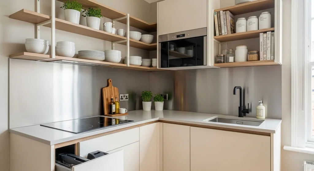 small apartment kitchen corner ideas that feel functional