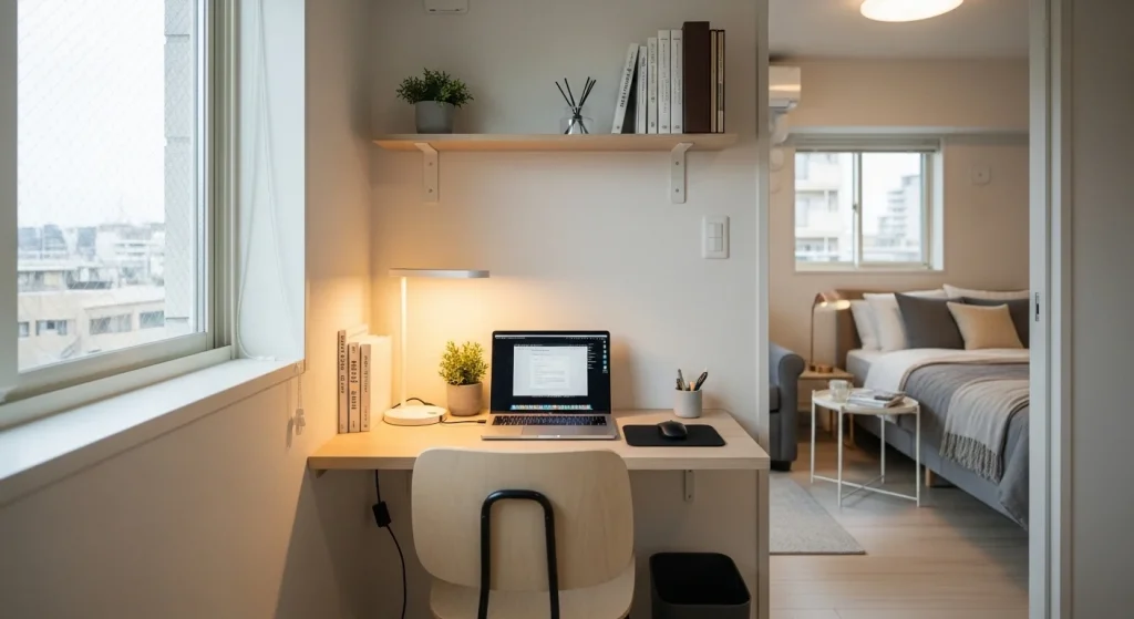 small apartment desk setup ideas