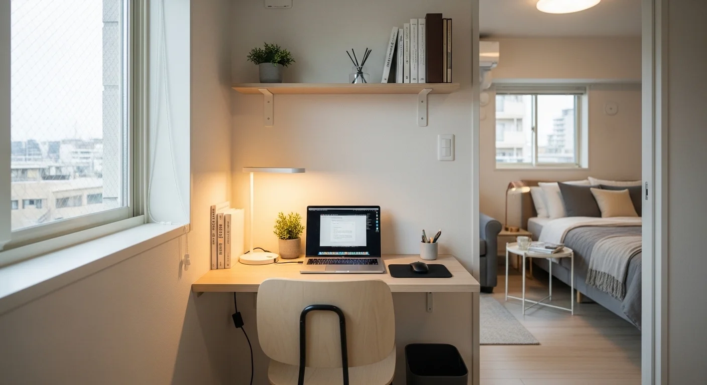 small apartment desk setup ideas