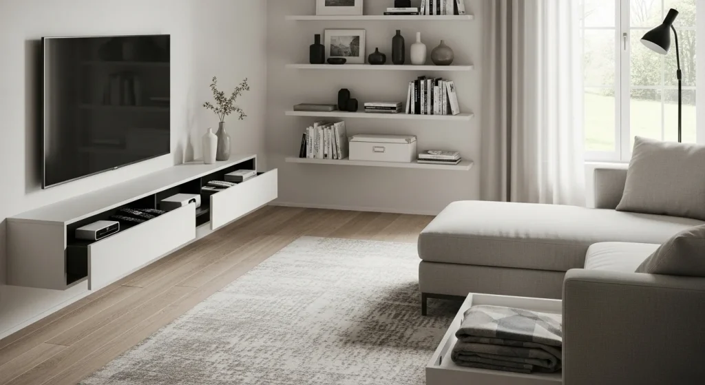 19 Small Apartment Hidden Storage Ideas for Small Everyday Items