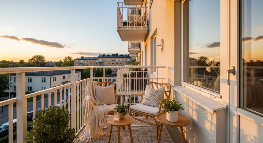 small apartment balcony setup ideas that feel relaxing